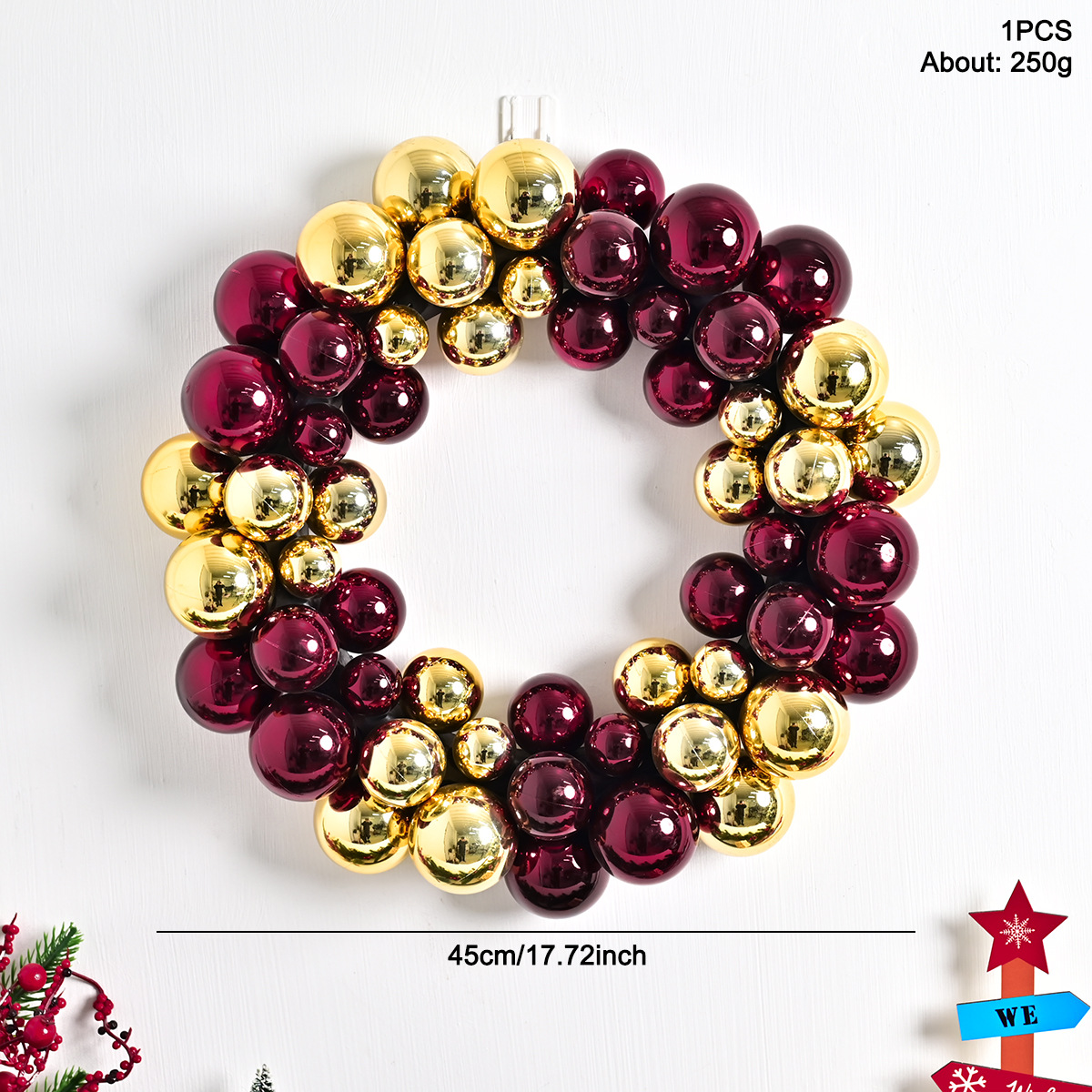 vin rouge + or brillant