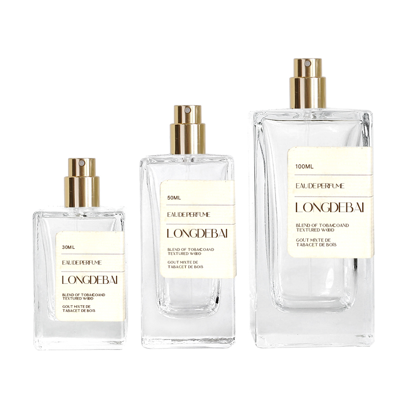 bouteille en verre transparent
