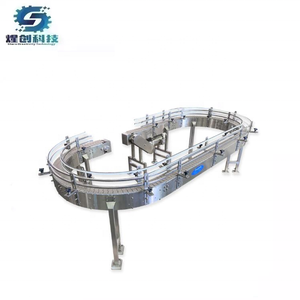 定制容器玻璃塑料瓶处理顶部链条输送系统，用于灌装封盖生产线 - Product Image 6