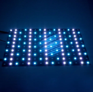 DC5V Адресуемая RGB 256 пиксель RGB WS2812 SK6812 LC8816E 5050 SMD Светодиодная панель 8x16 индивидуальная цифровая матричная панель дисплея - Product Image 4