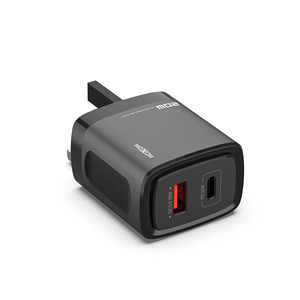 MOXOM PD 20W Type C Dual Ports Home <strong>Charger</strong> USB C QC3.0 Fast Charging Sublimation Phone <strong>Charger</strong> for Mi - Product Image 1