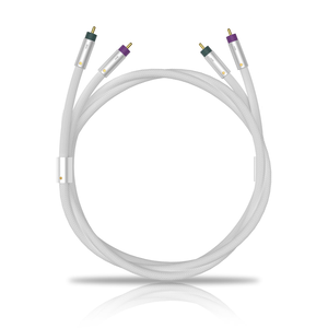 Audiocrast Hi-Fi RCA Cable Dual RCA macho a macho 5N OFC Core Cable de señal Cable de audio para amplificador, CD, reproducción de DVD, Subwoofer - Product Image 1