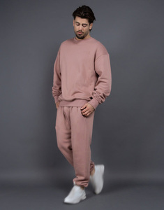 Conyson High Quality Custom Two Piece Suits Solid Color Plain Fleecing Tracksuit Hoodie Men Sweatsuit <strong>Sets</strong> Women's Clothing <strong>Set</strong>