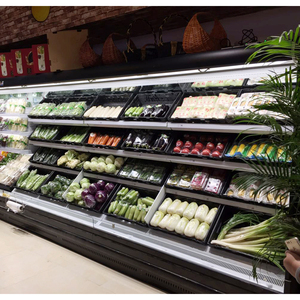 Thương mại multideck mở tủ lạnh hiển thị trường hợp cho siêu thị làm mát không khí chế độ để lưu trữ trái cây và rau quả - Product Image 2