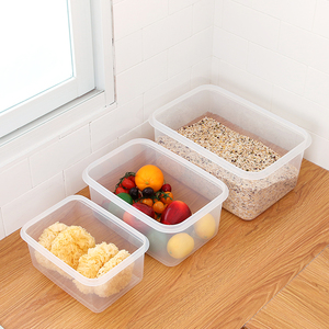 环保食品储物盒大容量透明容器盒食品塑料容器 - Product Image 3