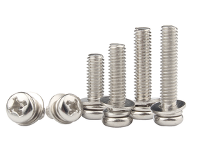 M4 M5 M6 M8 304 Nut Bolts and <strong>Screws</strong> SS Fasteners Combination <strong>Screw</strong> Bolt Nature ZINC Customer Demand Metric Fasteners Factory - Product Image 4