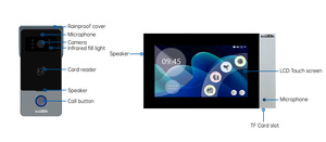 Trudian Video Doorbell Condominium Timbre Inteligente Con Camara Wifi <strong>2</strong> <strong>Way</strong> Audio Door Phone with Unlocking Door with Camera - Product Image 2
