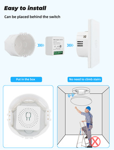 Tuya <strong>ZigBee</strong> 3.0 Smart Switch Light 16A Mini <strong>Automation</strong> Module DIY Breaker Supports 2 Way Control for Alexa, Google <strong>Home</strong> - Product Image 5
