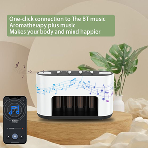 Smart Air Purifier With Essential Oil Aroma <strong>Diffuser</strong> Four <strong>Nozzles</strong> Mist Maker LED Light Music Speaker Portable Car Oil <strong>Diffusers</strong> - Product Image 4