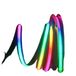 Super Cool RGB Color-Changing <strong>LED</strong> Strip 576 <strong>LEDs</strong> 12V COB 8MM Width Intelligent Color-Changing Strip - Product Image 1