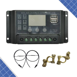 Regolatore di carica solare 12V/ 24V pannello solare regolabile Display LCD Dual USB impostazione PWM 10A Controller di carica - Product Image 6