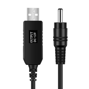 Jingsai 12V USB Boost Cable de alimentación 3,5*1,35mm chaqueta de PVC para altavoz inteligente de pequeño grado - Product Image 1