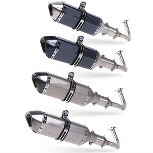 Tuyau d'échappement de moto avant et central compatible avec les modèles PCX125 et PCX150 2011-2017 - Product Image 1