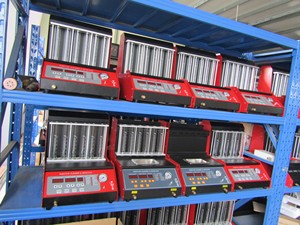 6 Cylinders Gasoline Injection Pulse test and Ultrasonic Cleaning <strong>Machine</strong> Model HO-6C, test 6 <strong>Injectors</strong> in One Time
