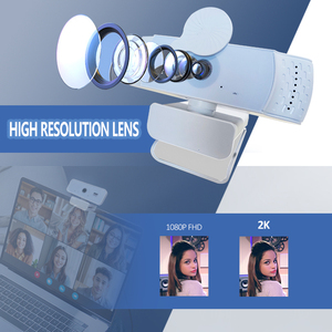 Cámara web USB HD 1080p para videoconferencia y cámara web de transmisión con micrófono para computadora