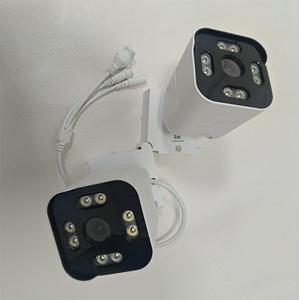 新180度视图两个子弹摄像机WiFi安全摄像机智能检测人体检测室外摄像机安全 - Product Image 4