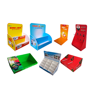 Estante de exhibición de papel corrugado personalizado FSC, caja de exhibición de Pvc de procesamiento, estante de papel, centro comercial, supermercado, caja de exhibición de papel con gancho - Product Image 6