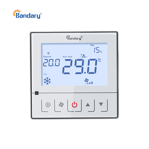 Smart Lcd Touch Digital RS485 Modbus HVAC Fan Coil Programable Inalámbrico Habitación Termostato Control de temperatura para aire acondicionado - Product Image 3