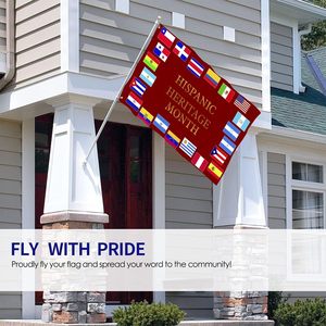 Chất Lượng Cao Tùy Chỉnh Trong Nhà Và Ngoài Trời Trang Trí Sân Vườn Nhà 3X5 Chân Hai Mặt Bền Tây Ban Nha Di Sản Tháng Cờ - Product Image 4