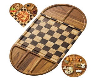 Magnetic Solid Wood Charcuterie & Cheese <strong>Board</strong> Sets: Comes With Exquisite Serving And <strong>Cutting</strong> <strong>Boards</strong>