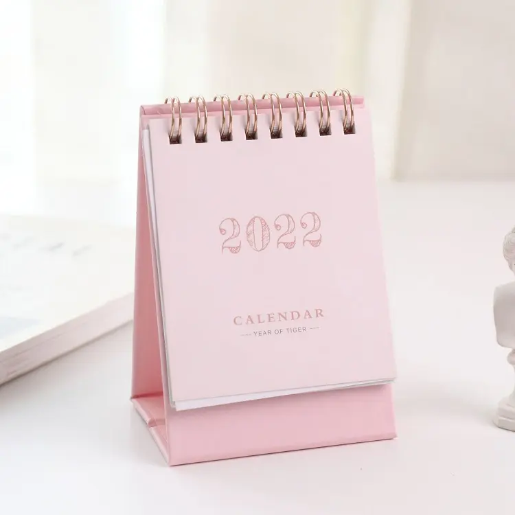 Calendario de escritorio de mesa, impresión personalizada/diseño 2022