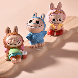 <strong>Linda</strong> Labubu Surroundings Doll Mini Model Blind <strong>Box</strong> Set Desktop Decoration Collection Resin Ornament Cute <strong>Toy</strong> Mystery <strong>Box</strong> - Product Image 3