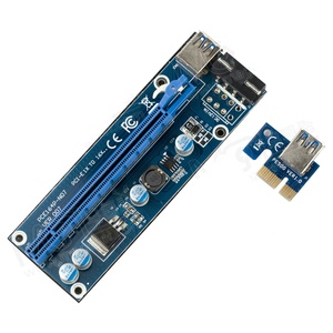 อุปกรณ์เสริมคอมพิวเตอร์อื่นๆสายต่อ USB 3.0 60ซม. Ver 007การ์ดลูกเกด Pcie 4-Pin 16x ถึง1x ไรเซอร์การ์ดขับเคลื่อน - Product Image 3