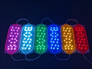 Vurgulama reklam ışık kutusu modülü LED ışık kaynağı ayna ön ışık dekorasyonu dükkanı barlar kırmızı mavi yeşil 12V flaş Strobe - Product Image 2