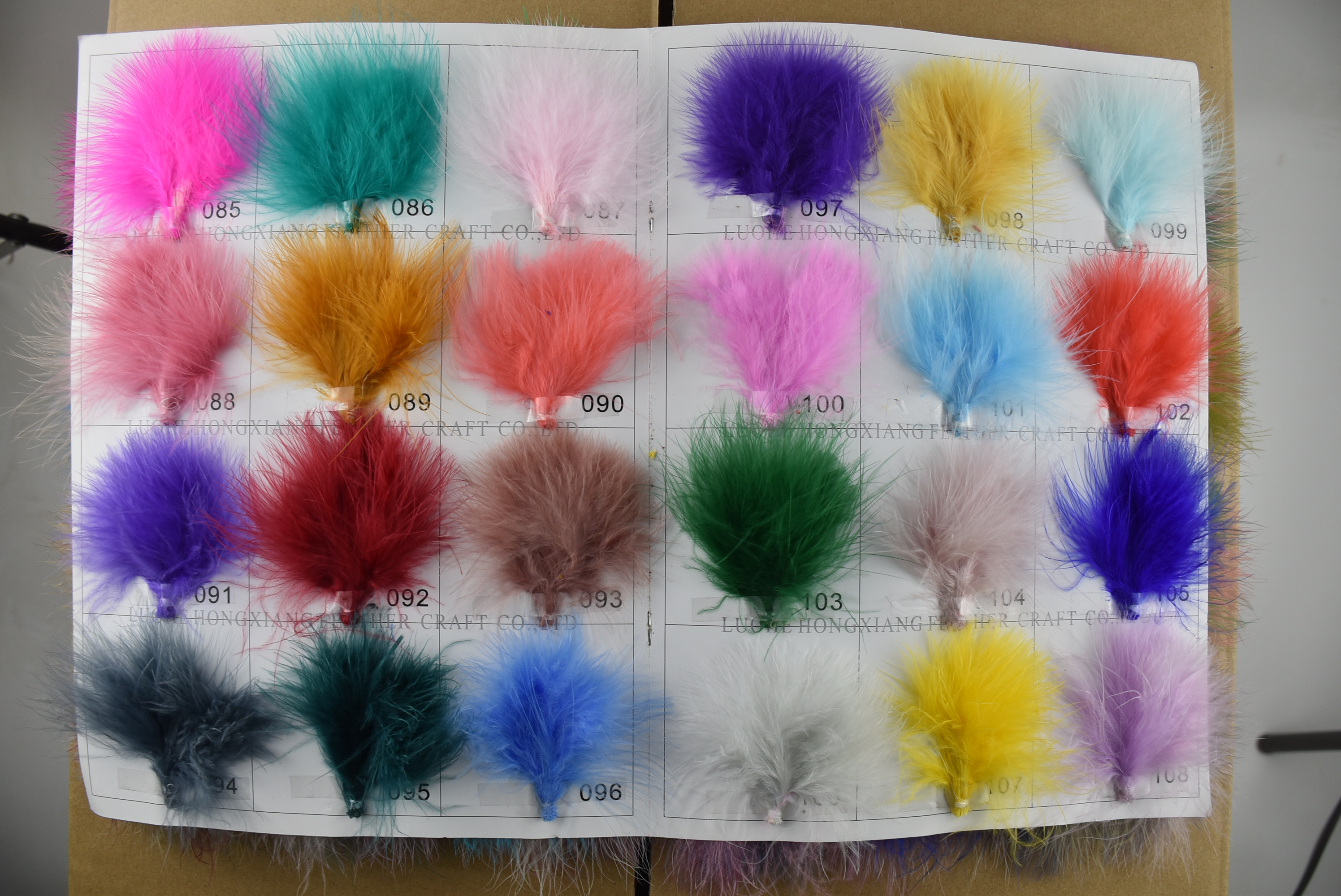 Carte de couleurs 5