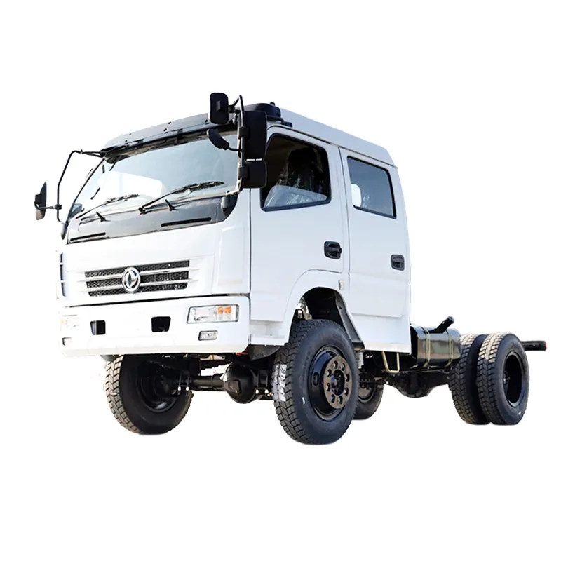 Yeni dongfeng Wheeler dizel motor kılavuzu 4x4 hafif hizmet kamyon şasisi