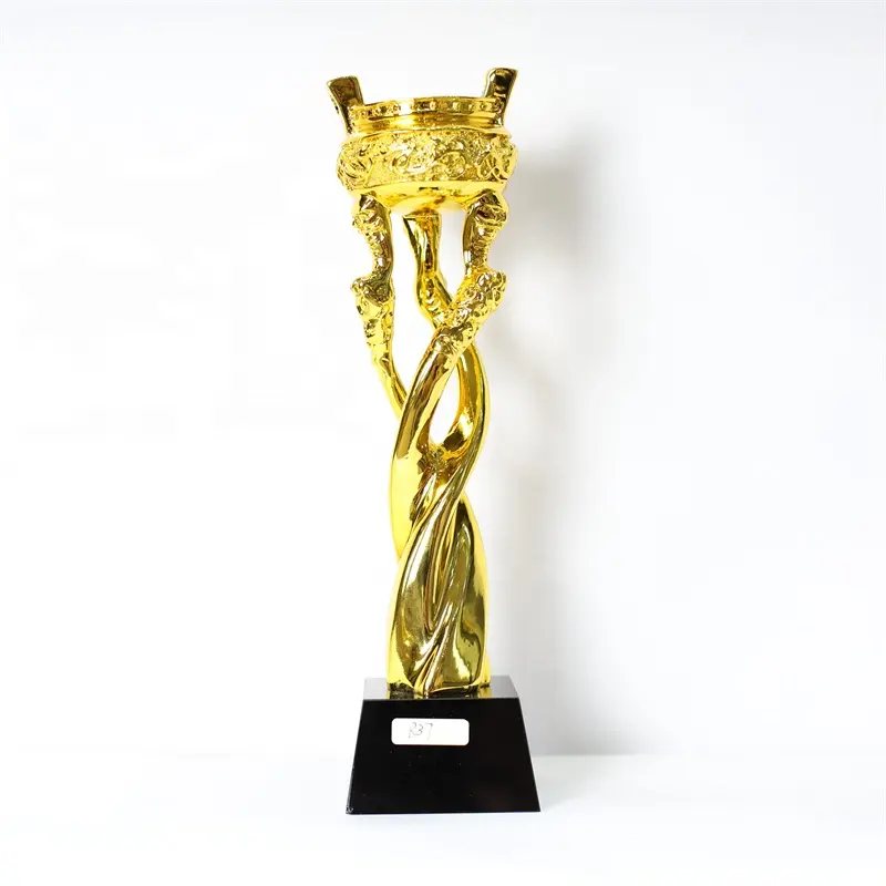 Hot Selling Golden Man Horse Eagle und Award Crown Boot Baseball Figur Badminton Trophy