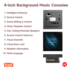 Kits y sistemas para el Hogar Inteligente Tuya ZigBee Panel de control de puerta de enlace para el hogar inteligente para gestión de escenas y dispositivos con función de alarma - Product Image 2