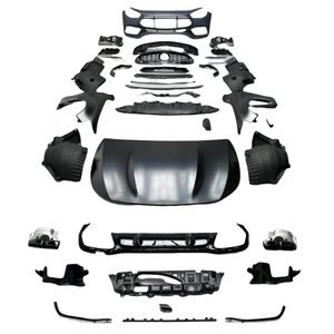 Adatto per il modello 21-23 Mercedes-Benz E-Class W213 per la modifica del Kit Wide-body E63 incluso il paraurti anteriore - Product Image 1