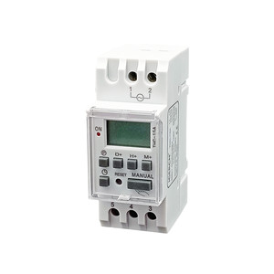 12VDC Timer Relais THC-30A Hochstrom-Zeit schalters teuerung Mikro computer Programmierung 16ON & OFF 7 Tage 24 Stunden Din-Rail-Halterung - Product Image 1
