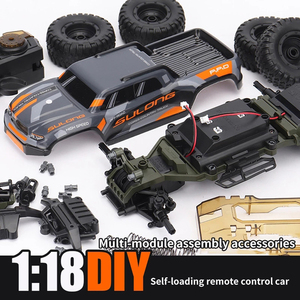 2022 Hot Selling 1:18 50 PCS STEM montieren 2,4g RC Auto Fernbedienung Auto für Kinder - Product Image 5