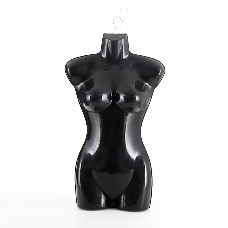 Di alta Qualità Costumi Da Bagno Bikini Femminile Nero di Plastica Modelli di Visualizzazione Con Gancio