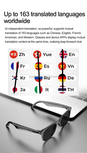 <span class=keywords><strong>2025</strong></span> W100多言語リアルタイムAI翻訳チャットGPTスポーツサングラスビジネスアンチブルーライトBTコールスマートガラスAIメガネ