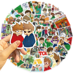 52 adet komik oyun anime karikatür Eddsworld çıkartmalar - Product Image 3