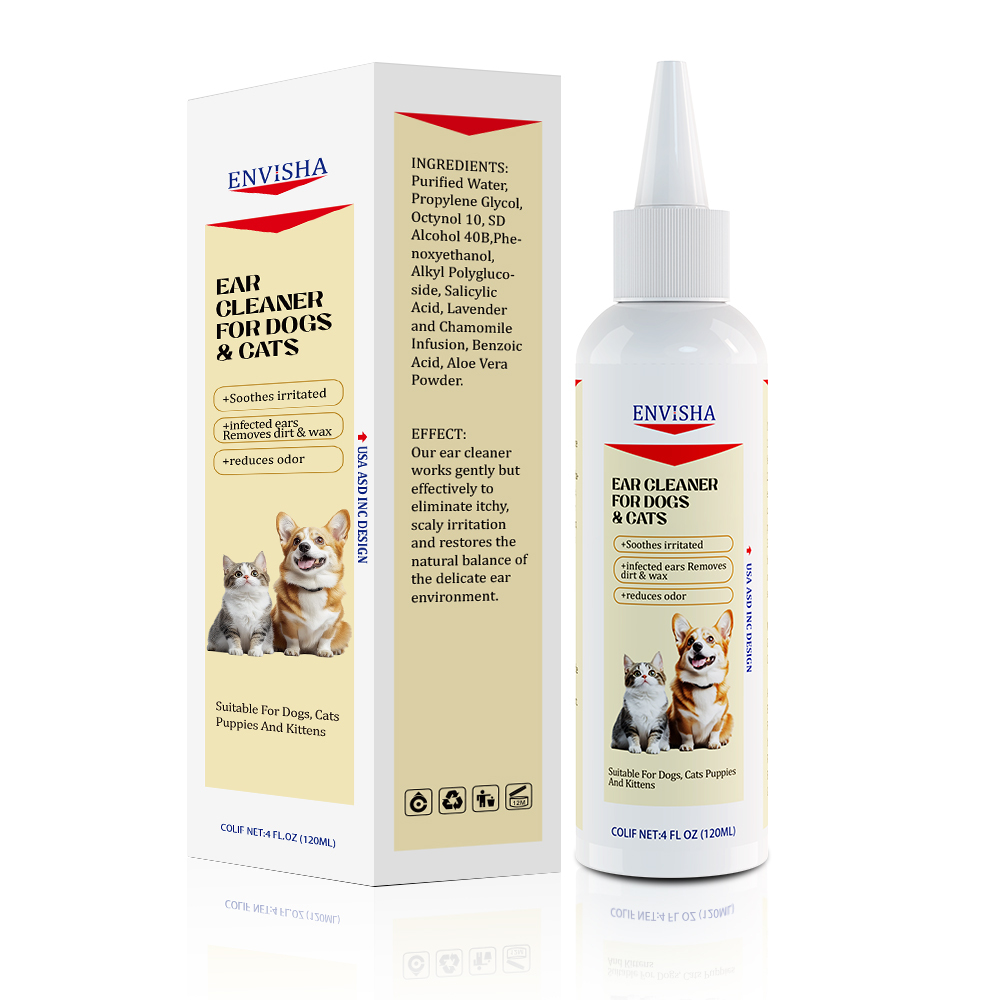 Detergente per orecchie per animali domestici