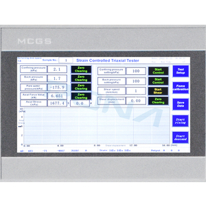ASTM gerilme kontrollü toprak üç eksenli basın test aparatı için laboratuvar test - Product Image 6