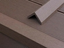 Co Extrusion/normal Wooden Plastic Composite Wall Panel Exterior Wall Decoration Swimming Pool Yard 218*25mm <strong>Preinstalled</strong> DIY