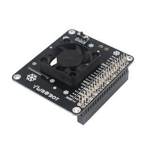 Raspberry Pi 4 cappello ventola di raffreddamento ghiaccio GPIO scheda di espansione con luce blu LED interruttore di controllo per lampone Pi 4B 3B + 3B - Product Image 6