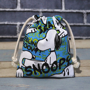 Factory Wholesale Full Color Cartoon <strong>Pattern</strong> Drawstring <strong>Draw</strong> <strong>String</strong> <strong>Bag</strong> With Custom Logo - Product Image 4