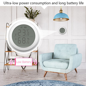 RSH Tuya ZigBee <strong>Temperature</strong> <strong>Humidity</strong> <strong>Sensor</strong> With LCD Screen Display Battery Included <strong>Temperature</strong> and <strong>Humidity</strong> <strong>Sensor</strong>