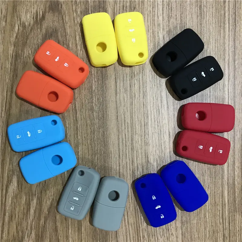 Factory Direct Sale Car Key Cover For Ford Toyota Custom Silicon Car Remote Key Cover For Honda