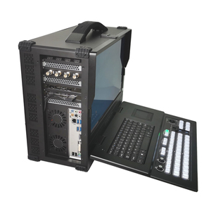 专业YouTube直播视频工作室混音器切换器1080p分辨率液晶屏IP音频输入广播盒设备设备 - Product Image 4