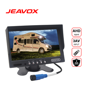 7 Inch Commercial Vehicles Digital Rear View Monitors 3CH AHD PAL NTSC Car Camera Video Signal <strong>Input</strong> 1024*600 IPS <strong>LCD</strong> BOE Screen - Product Image 2