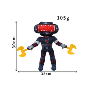 Factory Direct Cross-Border Popular <strong>Super</strong> Soft Plush Skibidi Toilet Man Spoof Toy Doll New Stuffed Toy Doll Gift Wholesale - Product Image 6