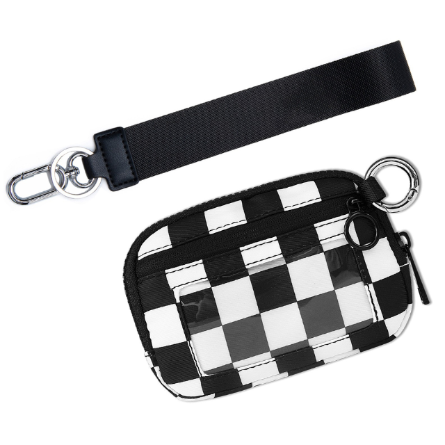 Motif à carreaux noir et blanc