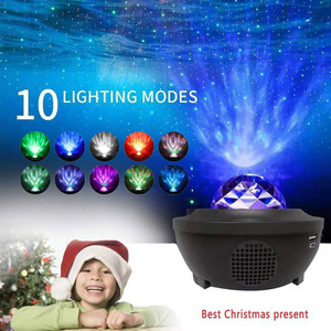 LED yıldız Sky & Nebula okyanus projektör Modern USB Powered gece lambası yatak odası dekorasyon için uzaktan kumanda ile ABS lamba vücut - Product Image 2